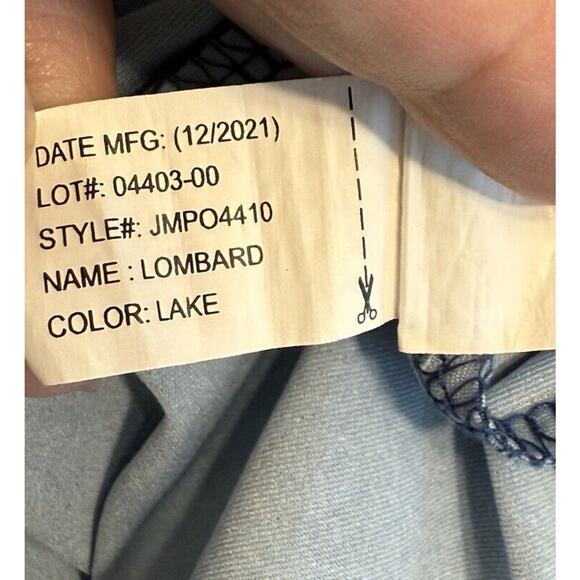 johnnie-O Blue Floral Polo Shirt - Picture 7 of 11